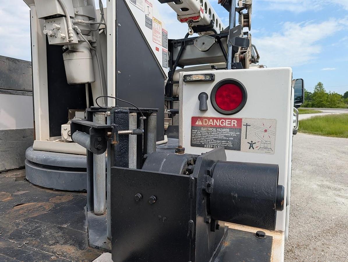 Used 2005 GMC 8500 Altec AT40C Telescopic Cable Placer with Reel Bar and Winder