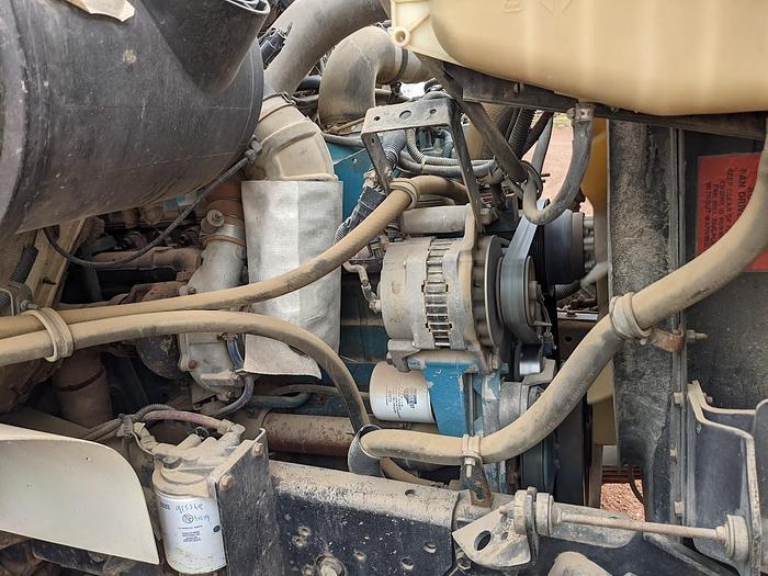 Used 2000 International 4900 Tandem Axle Flatbed Altec A65 70' Articulated Bucket truck