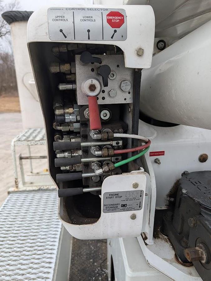 Used 2007 International 7400 4x4 Altec AM55 60' Over-Center Articulated Insulated Material Handling Bucket Truck