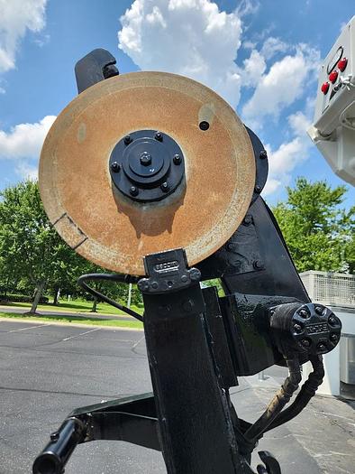 Used 2009 GMC C8500 4x2 Altec AT40C 40' Telescoping Non-Insulated Single Man Basket Cable Placing Bucket Truck With Reel Bar and Winder