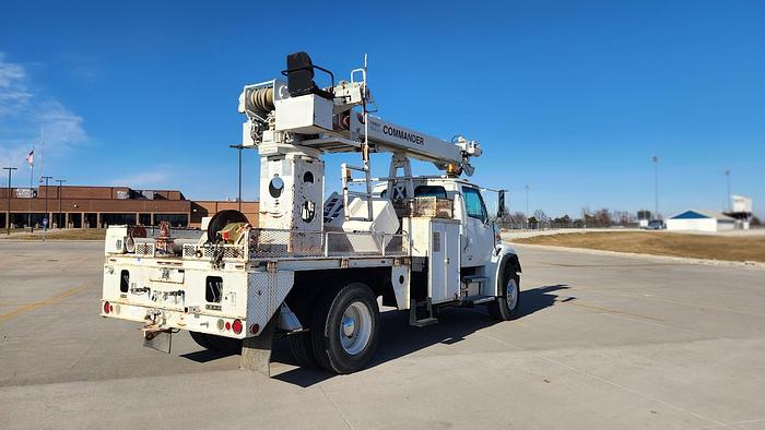 Used 2005 Sterling Acterra Terex Telelect 4045 Derrick Crane Truck Single Axle
