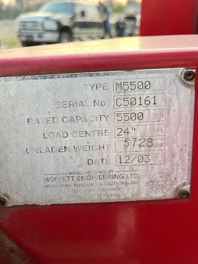 Used 2004 Moffet M550 Piggyback Forklift