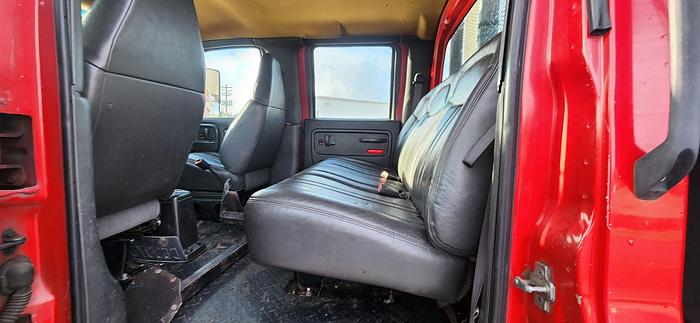 Used 2006 GMC 6500 20' Flatbed 36' Cleasby Roofing Conveyor Truck