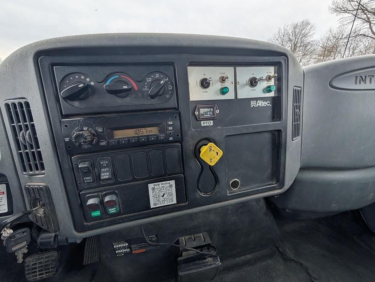 Used 2007 International 7400 4x4 Altec AM55 60' Over-Center Articulated Insulated Material Handling Bucket Truck