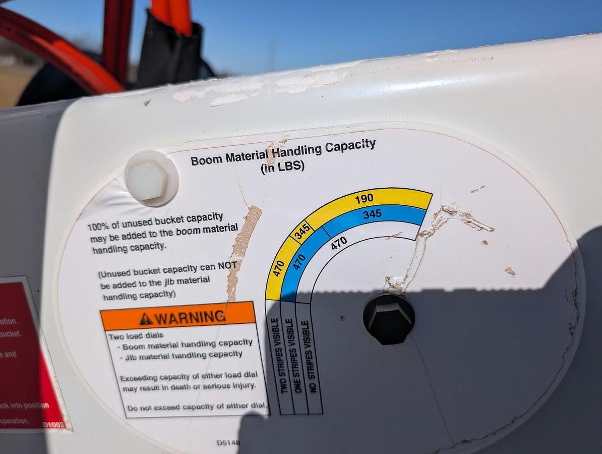 Used 2018 Dodge 5500 4x4 ETI 45' Bucket Material Handling Jib Articulated Telescoping