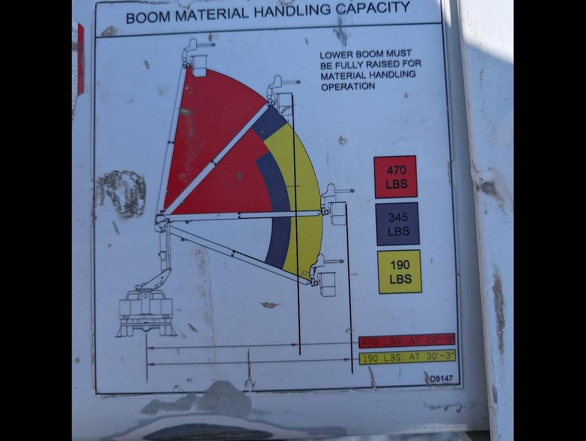 Used 2017 Ford F550 4x4 ETC MH40IH Articulated/Insulated/Telescoping
