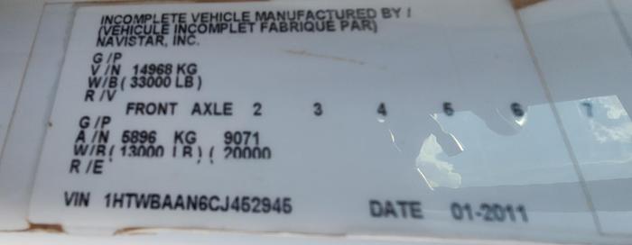 Used 2012 International 7300 4x4 12' Flatbed Altec DM47 TR 47' Digger Derrick