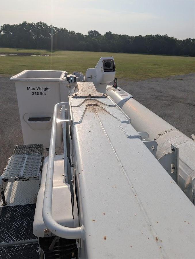 Used 2008 International Workstar 7400 4x4 Altec AM55E 60' Over Center Bucket with Material Handling/Jib