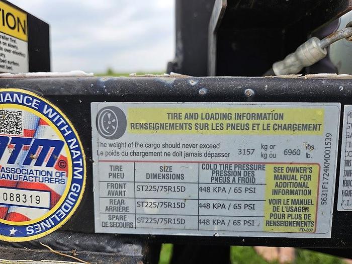 Used 2019 MMDI 10' Dual Axle Trailer with Ramps