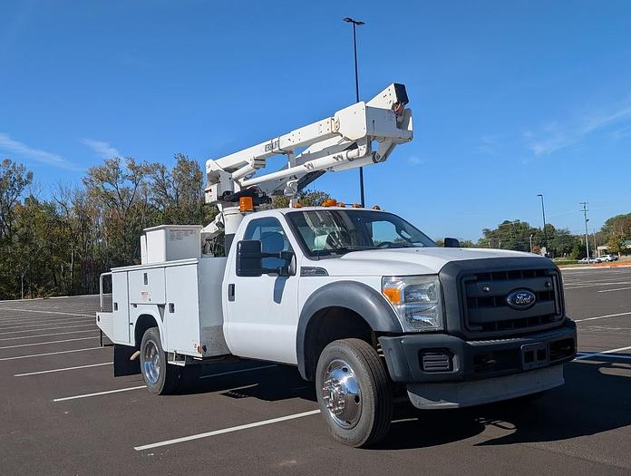 Used 2014 Ford F550 4x4 Versalift SST40EIH-01 Articulated Telescoping 45' Bucket Truck