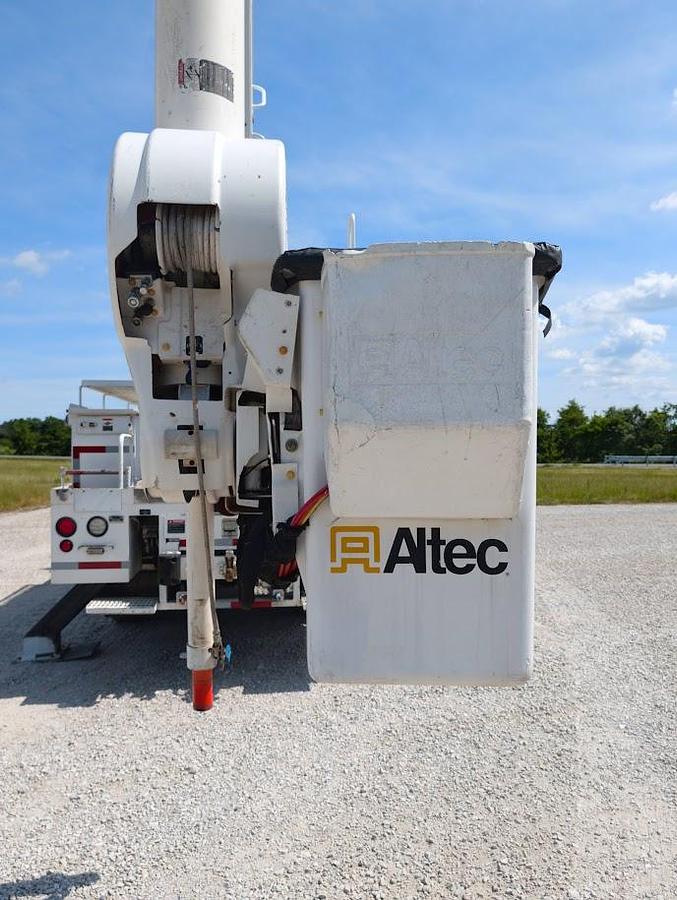 Used 2008 Freightliner M2 106 Altec AA755 60' Material Handling 2-man Bucket Articulated Insulated
