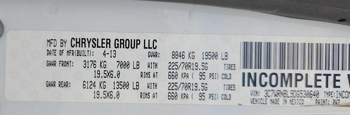 Used 2012 Dodge 5500 4x4 Terex Hi Ranger LTM40 45' Articulated/Telescoping Bucket with Material Handling Jib