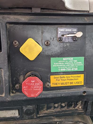 Used 2000 International 4900 Tandem Axle Flatbed Altec A65 70' Articulated Bucket truck