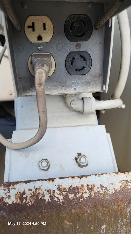 Used 2008 International Workstar 7400 4x4 Altec AM55E 60' Over Center Bucket with Material Handling/Jib