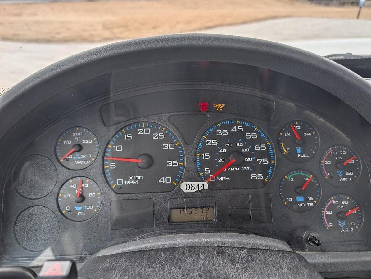 Used 2007 International 7400 4x4 Altec AM55 60' Over-Center Articulated Insulated Material Handling Bucket Truck