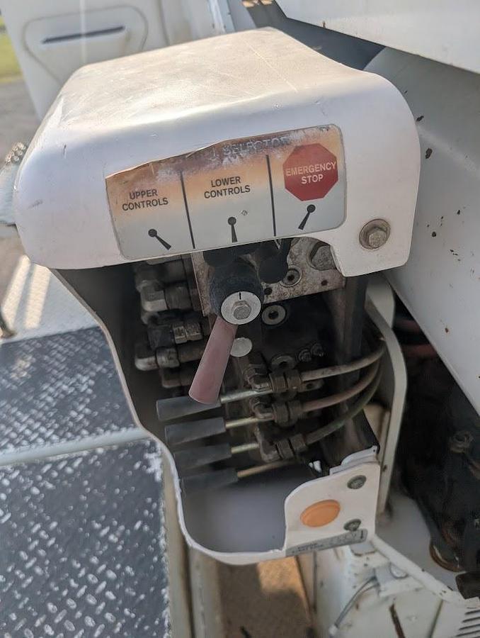 Used 2008 International Workstar 7400 4x4 Altec AM55E 60' Over Center Bucket with Material Handling/Jib