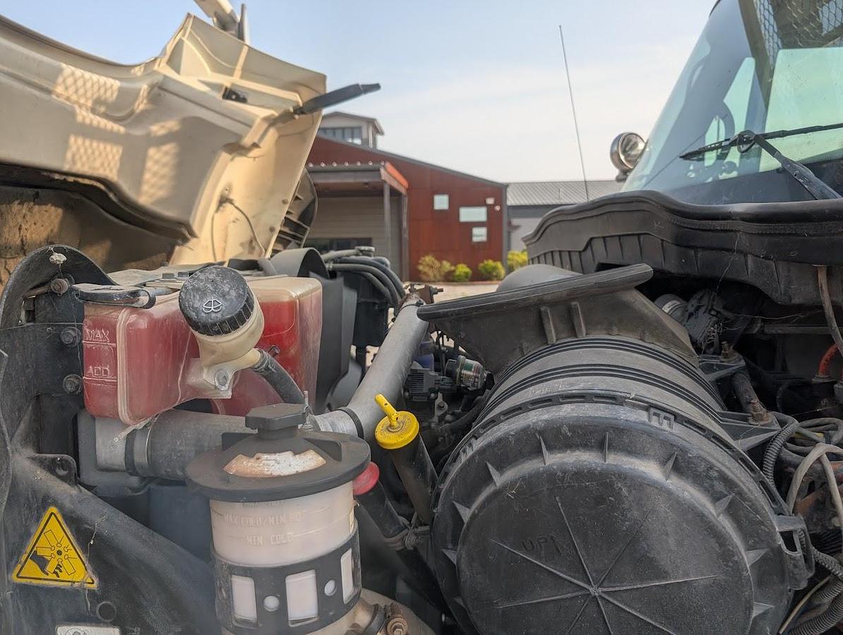 Used 2008 International Workstar 7400 4x4 Altec AM55E 60' Over Center Bucket with Material Handling/Jib