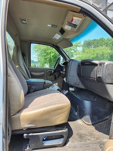 Used 2009 GMC C8500 4x2 Altec AT40C 40' Telescoping Non-Insulated Single Man Basket Cable Placing Bucket Truck With Reel Bar and Winder