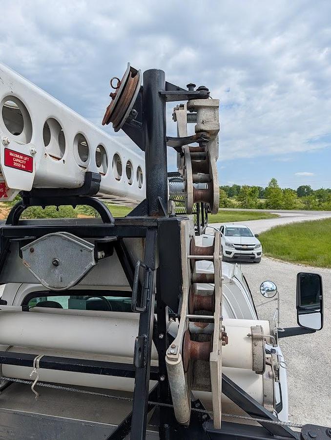 Used 2005 GMC 8500 Altec AT40C Telescopic Cable Placer with Reel Bar and Winder