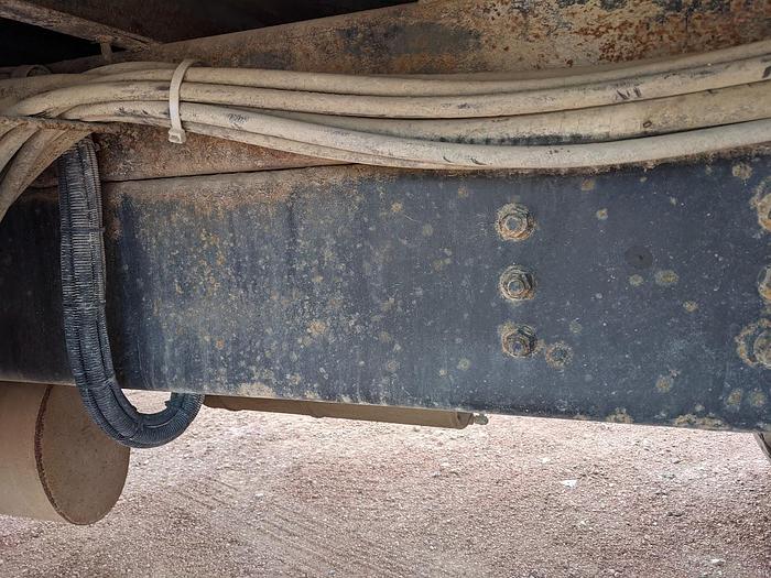 Used 2000 International 4900 Tandem Axle Flatbed Altec A65 70' Articulated Bucket truck