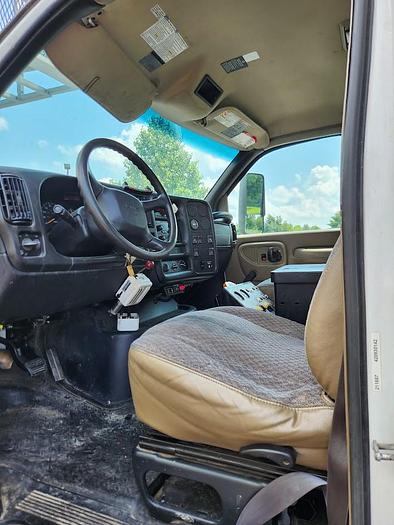 Used 2009 GMC C8500 4x2 Altec AT40C 40' Telescoping Non-Insulated Single Man Basket Cable Placing Bucket Truck With Reel Bar and Winder