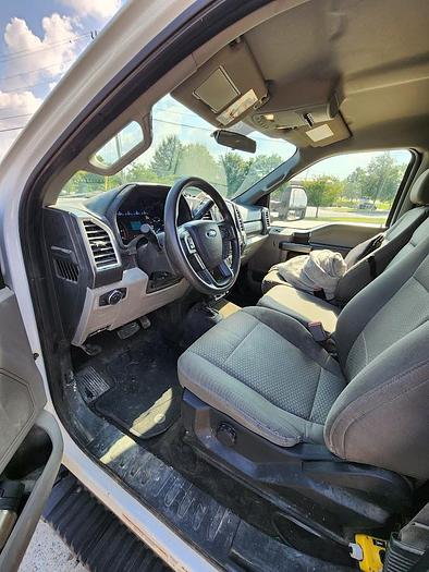 Used 2017 Ford F450 XLT 4x4 16' Scott Aluminum Tilt Flatbed with Knapheide Hoist Gas Engine