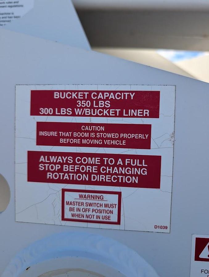 Used 2018 Dodge 5500 4x4 ETI 45' Bucket Material Handling Jib Articulated Telescoping