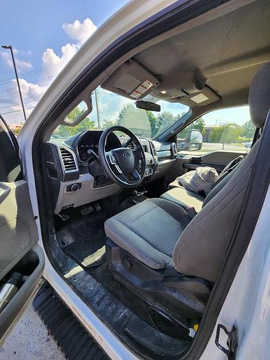 Used 2017 Ford F450 4x4 16' Scott Aluminum Tilt Flatbed with Knapheide Hoist Gas Engine