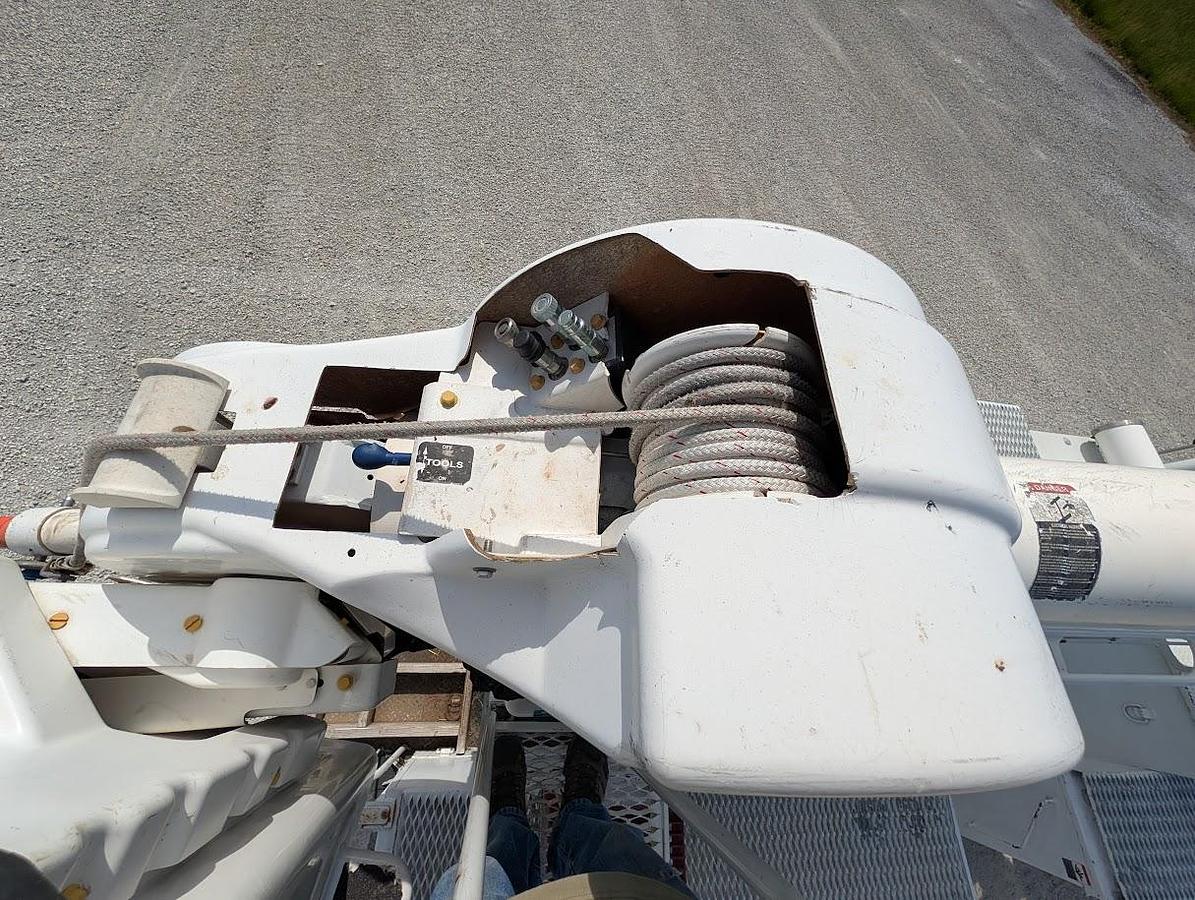 Used 2008 Freightliner M2 106 Altec AA755 60' Material Handling 2-man Bucket Articulated Insulated