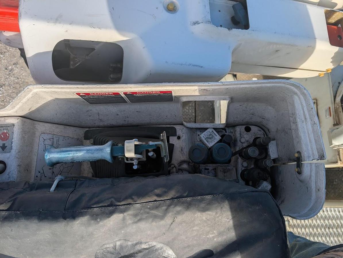 Used 2007 International 7400 4x4 Altec AM55 60' Over-Center Articulated Insulated Material Handling Bucket Truck