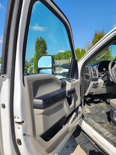 Used 2017 Ford F450 XLT 4x4 16' Scott Aluminum Tilt Flatbed with Knapheide Hoist Gas Engine