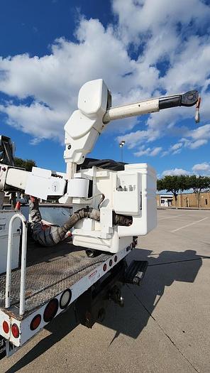 Used 2013 Dodge 5500 4x4 Terex Hi Ranger LTM40 45' Articulated/Telescoping Insulated Bucket with Material Handling Jib