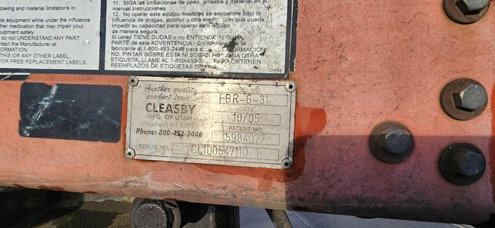 Used 2006 GMC 6500 20' Flatbed 36' Cleasby Roofing Conveyor Truck