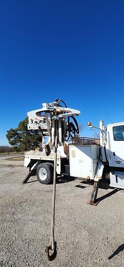 Used 2005 Sterling Acterra Terex Telelect 4045 Derrick Crane Truck Single Axle