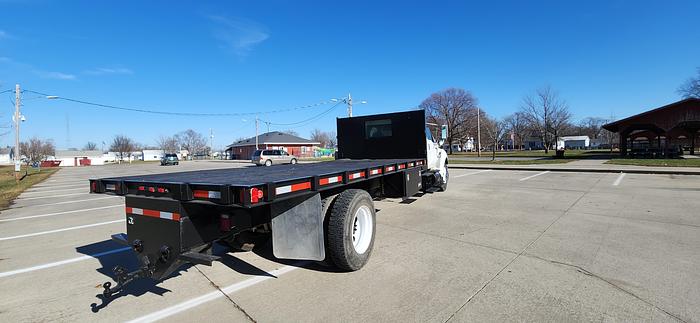 Used 2004 Ford 650 XL 4x2 Crew Cab Flatbed with 18' Bed