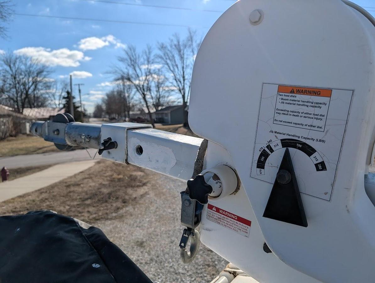 Used 2018 Dodge 5500 4x4 ETI 45' Bucket Material Handling Jib Articulated Telescoping