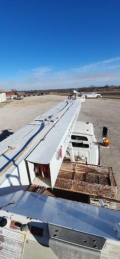 Used 2005 Sterling Acterra Terex Telelect 4045 Derrick Crane Truck Single Axle