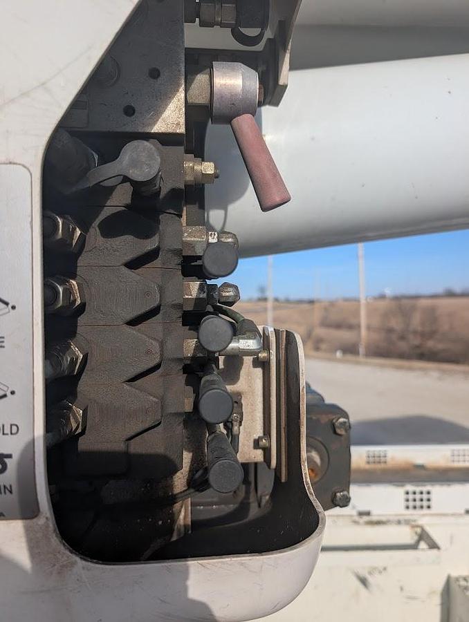 Used 2007 International 7400 4x4 Altec AM55 60' Over-Center Articulated Insulated Material Handling Bucket Truck