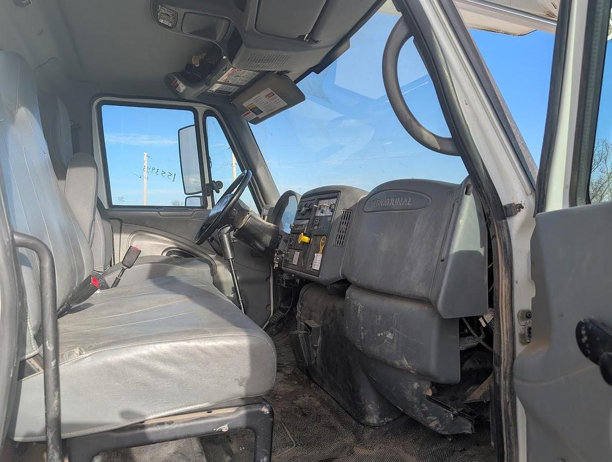 Used 2007 International 7400 4x4 Altec AM55 60' Over-Center Articulated Insulated Material Handling Bucket Truck