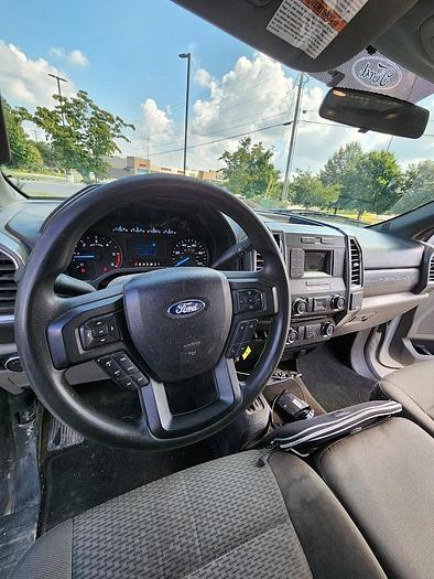 Used 2017 Ford F450 XLT 4x4 16' Scott Aluminum Tilt Flatbed with Knapheide Hoist Gas Engine