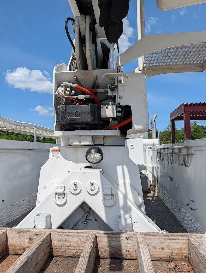 Used 2008 Freightliner M2 106 Altec AA755 60' Material Handling 2-man Bucket Articulated Insulated