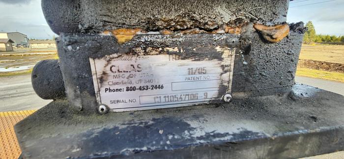 Used 2006 GMC 6500 20' Flatbed 36' Cleasby Roofing Conveyor Truck