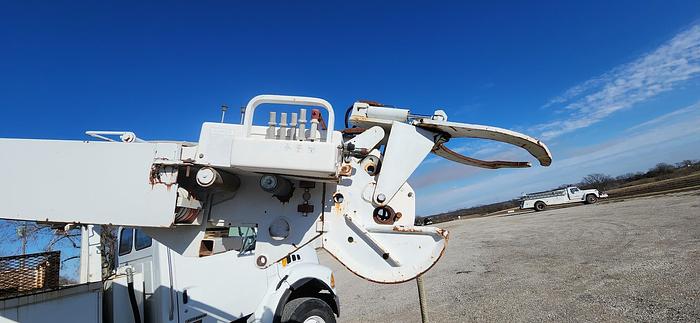 Used 2005 Sterling Acterra Terex Telelect 4045 Derrick Crane Truck Single Axle