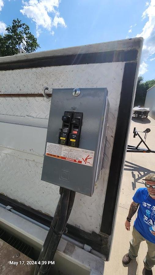 Used 2008 International Workstar 7400 4x4 Altec AM55E 60' Over Center Bucket with Material Handling/Jib