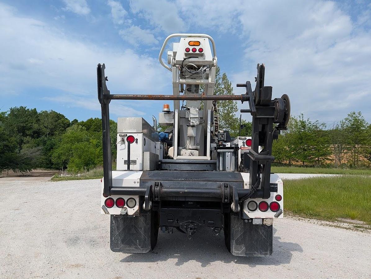 Used 2005 GMC 8500 Altec AT40C Telescopic Cable Placer with Reel Bar and Winder