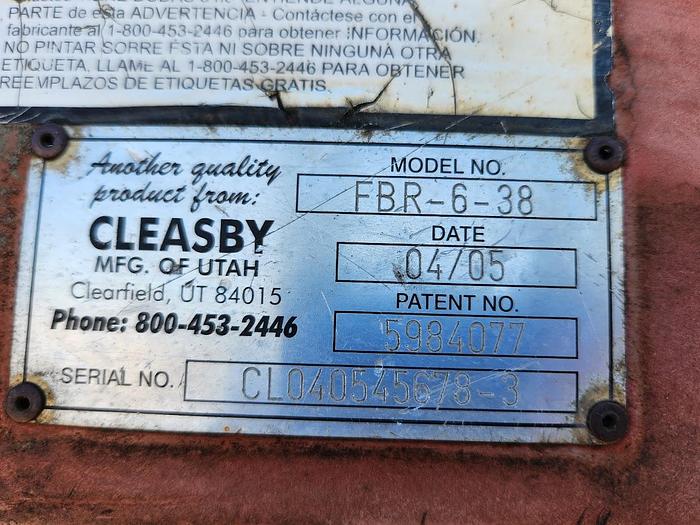 Used 2006 International 7400 6x4 Flatbed Cleasby 41' Roofing Conveyor Truck