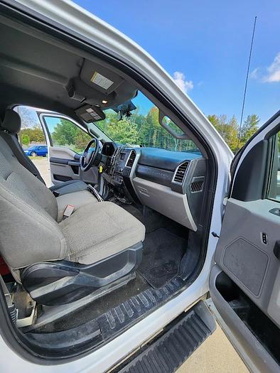 Used 2017 Ford F450 4x4 16' Scott Aluminum Tilt Flatbed with Knapheide Hoist Gas Engine