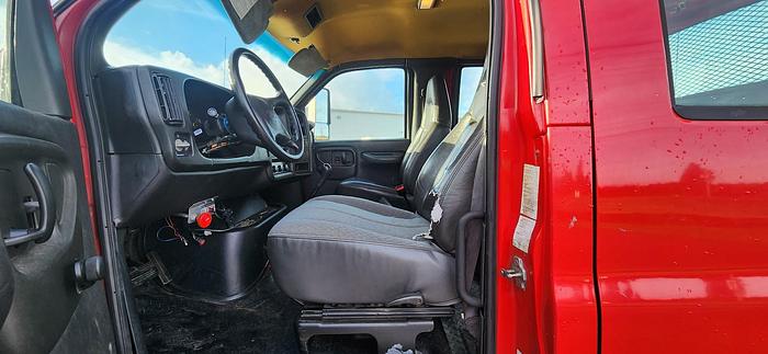 Used 2006 GMC 6500 20' Flatbed 36' Cleasby Roofing Conveyor Truck