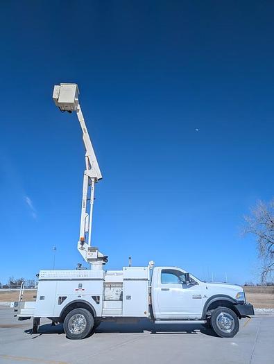 Used 2017 Dodge Ram 5500 4x4 Versalift SST40 45’ Articulating/Telescopic Insulated Bucket Truck