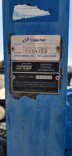 Used 2014 Trailer-Mounted Thompson Water/Trash Pump